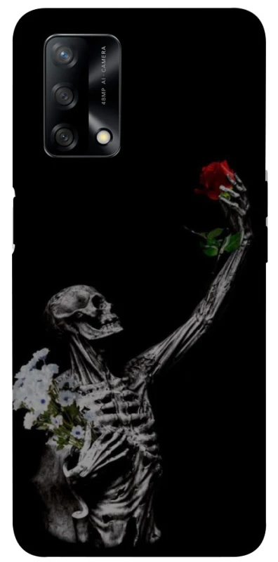 Чохол на Oppo A74 4G Skeleton vs Rose фото 1 з 1