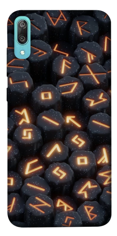 Чехол на Huawei Y6 Pro (2019) Огненые руны фото 1 из 1