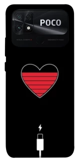 Чехол на Xiaomi Poco C40 Charge your heart фото 1 из 1