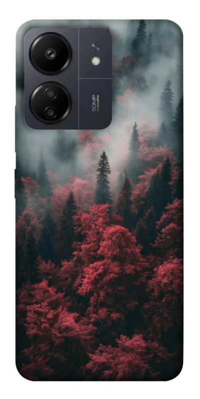 Чехол на Xiaomi Poco C65 Red Wood фото 1 из 1