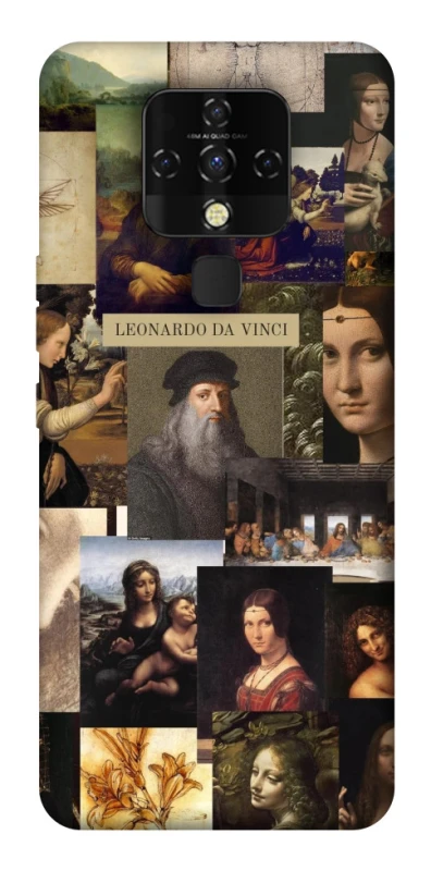 Чехол на TECNO Camon 16 SE Leonardo da Vinci фото 1 из 1