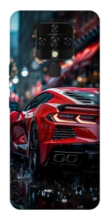 Чехол на TECNO Camon 16 SE Red sports car фото 1 из 1
