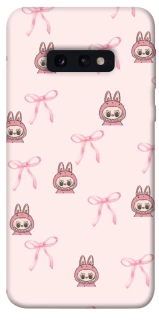 Чохол на Samsung Galaxy S10e Pink bows and Labubus фото 1 з 1