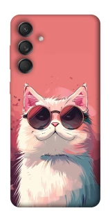 Чохол на Samsung Galaxy M55 Сat with glasses фото 1 з 1