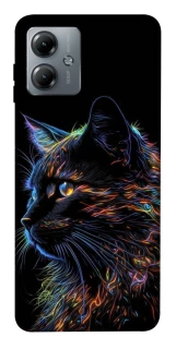Чехол на Motorola Moto G14 Черный кот фото 1 из 1