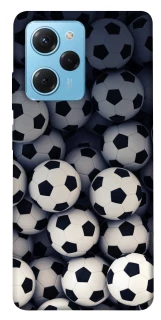 Чехол на Xiaomi Poco X5 Pro 5G Футбольные мячи фото 1 из 1