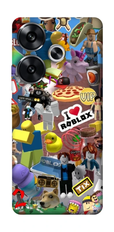Чохол на Xiaomi Poco F6 Roblox collage ver.5 фото 1 з 1