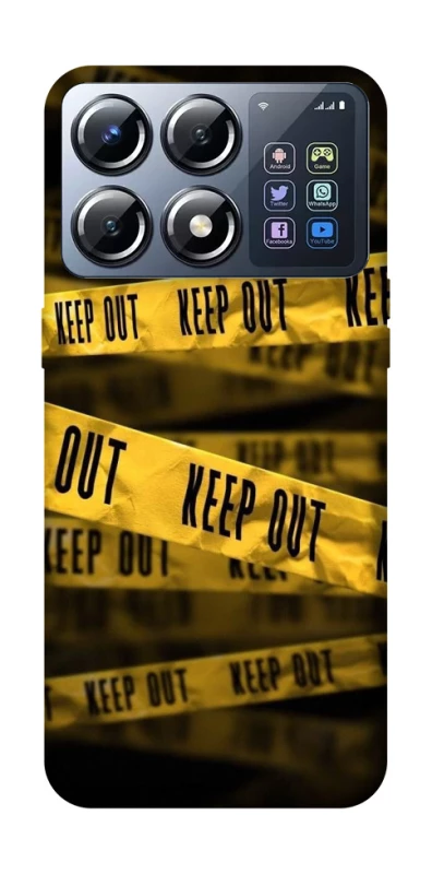 Чехол на Xiaomi POCO X8 Pro keep out фото 1 из 1