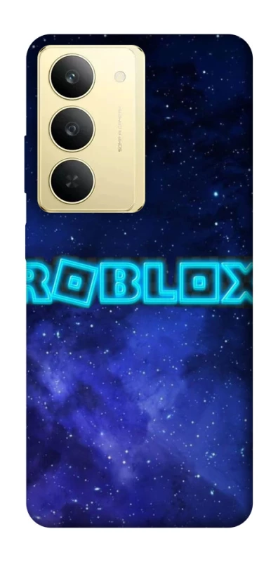 Чехол на Realme 14x Roblox Space Logo Blue фото 1 из 1