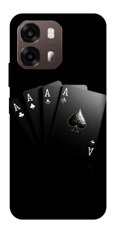 Чохол на Oppo A6 Black Cards фото 1 з 2