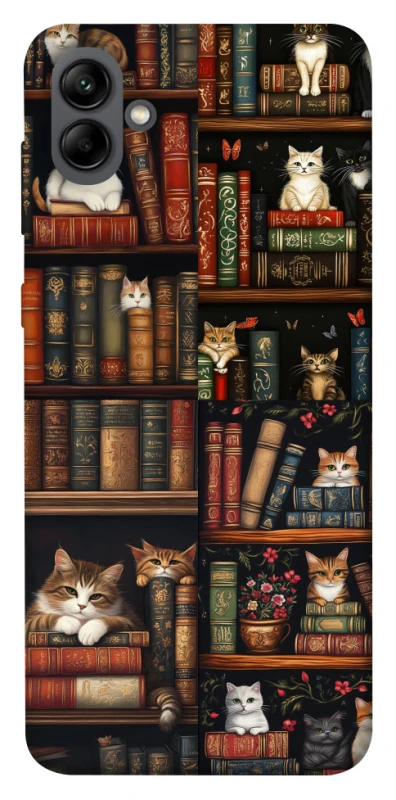 Чохол на Samsung Galaxy A04 Cats & Books фото 1 з 1