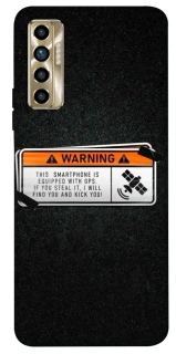 Чехол на TECNO Camon 17P Warning фото 1 из 1