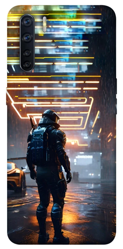 Чехол на Oppo A91 Cyber character фото 1 из 1