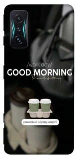 Чехол на Xiaomi Redmi K50 Gaming Thursday coffee фото 1 из 1