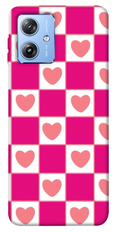 Чохол на Motorola Moto G84 Chess heart фото 1 з 1