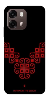 Чохол на Oppo A6 Чорно-червона вишиванка фото 1 з 2