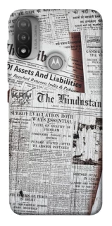 Чехол на Motorola Moto E20 Газеты фото 1 из 1