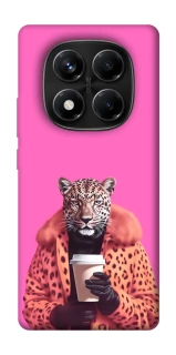 Чехол на Xiaomi Redmi Note 14 Pro 4G Леопард с кофе фото 1 из 1
