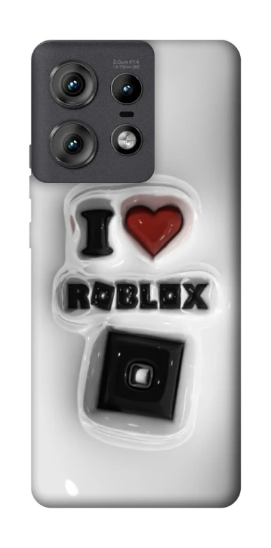 Чохол на Motorola Edge 50 Pro I love Roblox фото 1 з 1