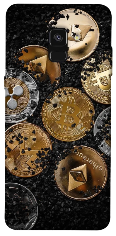 Чохол на Samsung A530 Galaxy A8 (2018) Many coins v2 фото 1 з 1