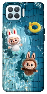 Чохол на Oppo F17 Pro Labubu in the pool фото 1 з 1