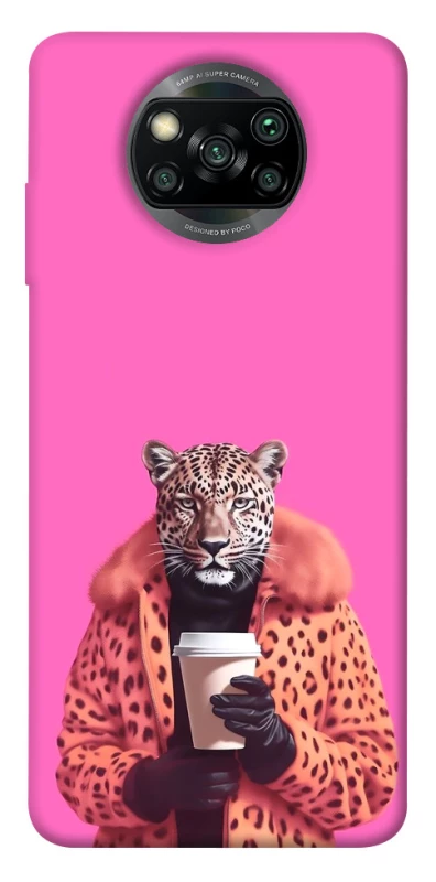Чохол на Xiaomi Poco X3 NFC / Poco X3 Pro Леопард з кавою фото 1 з 1