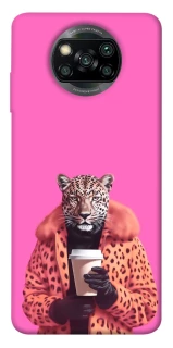 Чехол на Xiaomi Poco X3 NFC / Poco X3 Pro Леопард с кофе фото 1 из 1