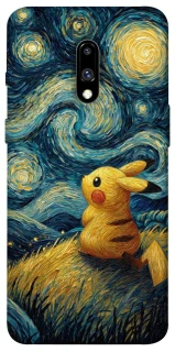 Чохол на OnePlus 7 Pikachu and Van Gogh фото 1 з 1