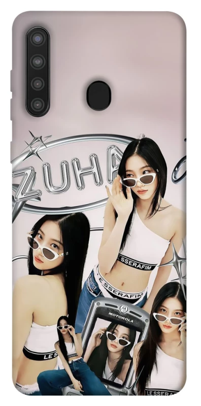 Чехол на Samsung Galaxy A21 Kazuha v2 - LE SSERAFIM фото 1 из 1