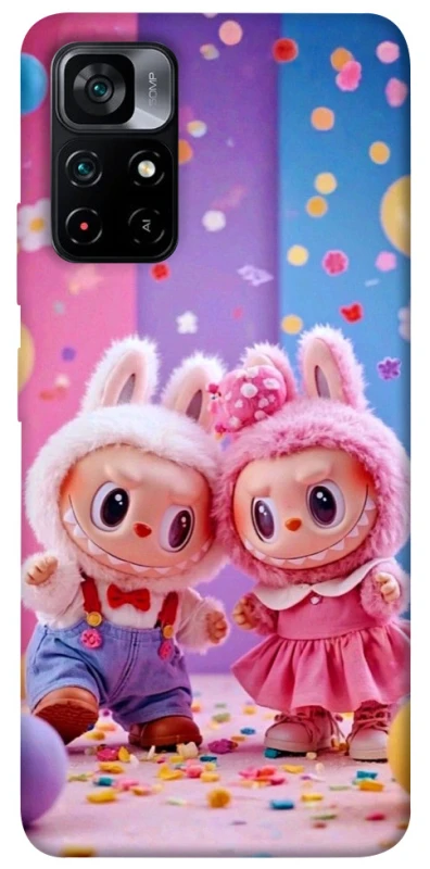 Чохол на Xiaomi Poco M4 Pro 5G Labubu twins ver.3 фото 1 з 1