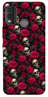 Чохол на Nokia G11 Plus Черепа та рози фото 1 з 1