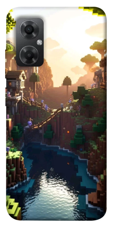 Чохол на Xiaomi Redmi Note 11R Minecraft sunset фото 1 з 1