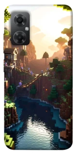 Чохол на Xiaomi Redmi Note 11R Minecraft sunset фото 1 з 1
