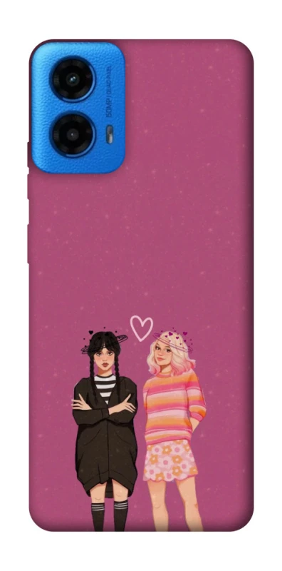 Чохол на Motorola Moto G45 Raven & Rainbow Wednesday фото 1 з 1