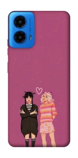 Чохол на Motorola Moto G45 Raven & Rainbow Wednesday фото 1 з 1