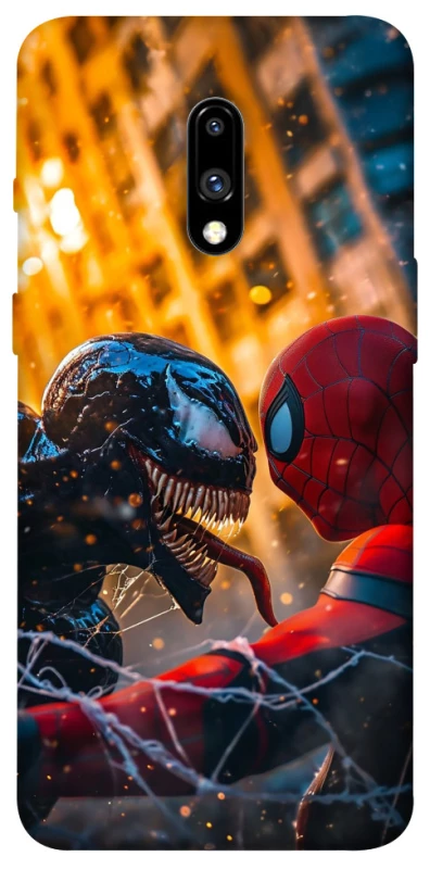 Чохол на OnePlus 7 Venom vs Spiderman фото 1 з 1