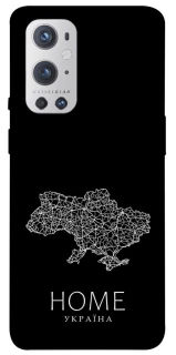 Чехол на OnePlus 9 Pro Ukraine black map фото 1 из 1