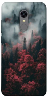 Чехол на Xiaomi Redmi 5 Plus / Redmi Note 5 (Single Camera) Red Wood фото 1 из 1