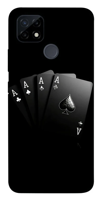 Чехол на Realme C21Y Black Cards фото 1 из 1