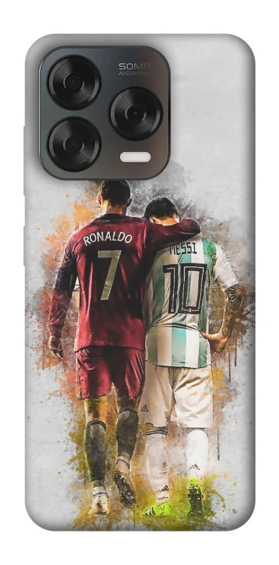 Чохол на ZTE Blade V70 Design Ronaldo та Messi фото 1 з 2
