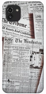 Чехол на Samsung Galaxy A03 Газеты фото 1 из 1