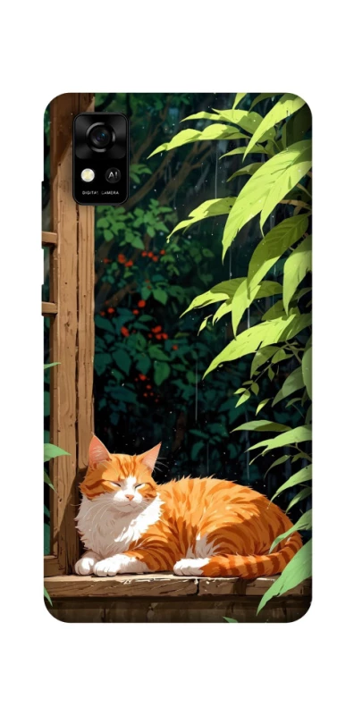 Чохол на ZTE Blade A31 red cat фото 1 з 1