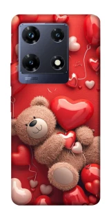 Чехол на Infinix Note 30 Pro bear in hearts фото 1 из 1