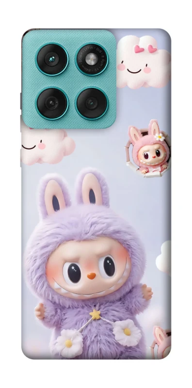 Чохол на Motorola Edge 60 Fusion Labubu & clouds фото 1 з 1