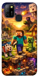 Чохол на Infinix Hot 10 Lite Minecraft v6 фото 1 з 1