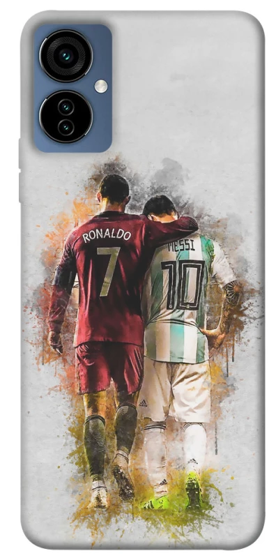 Чохол на TECNO Camon 19 Neo Ronaldo та Messi фото 1 з 1