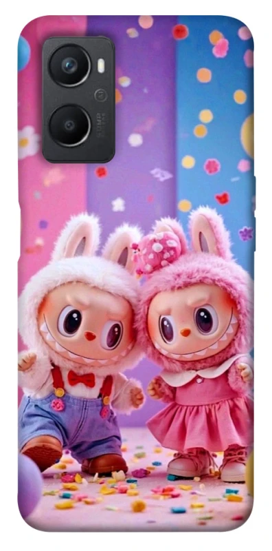 Чохол на Oppo A96 Labubu twins ver.3 фото 1 з 1