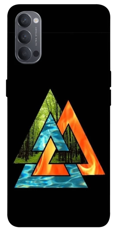 Чехол на Oppo Reno 4 Валькнут v4 фото 1 из 1