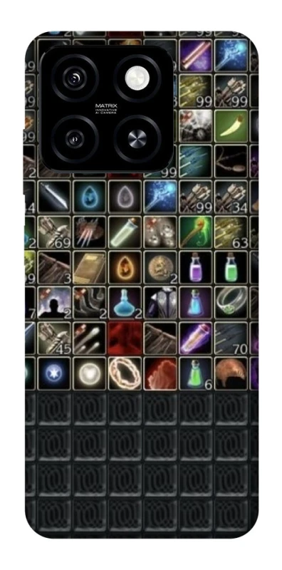 Чехол на ZTE Blade A55 4G Inventory menu ver.2 фото 1 из 1