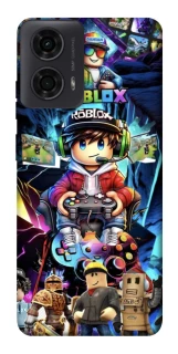 Чехол на Motorola Moto G04 Roblox collage ver.4 фото 1 из 1